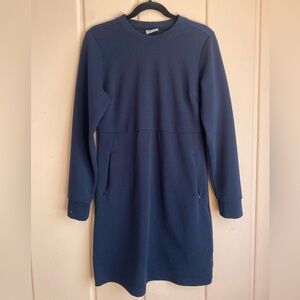 Columbia Long Sleeve Dress in Navy